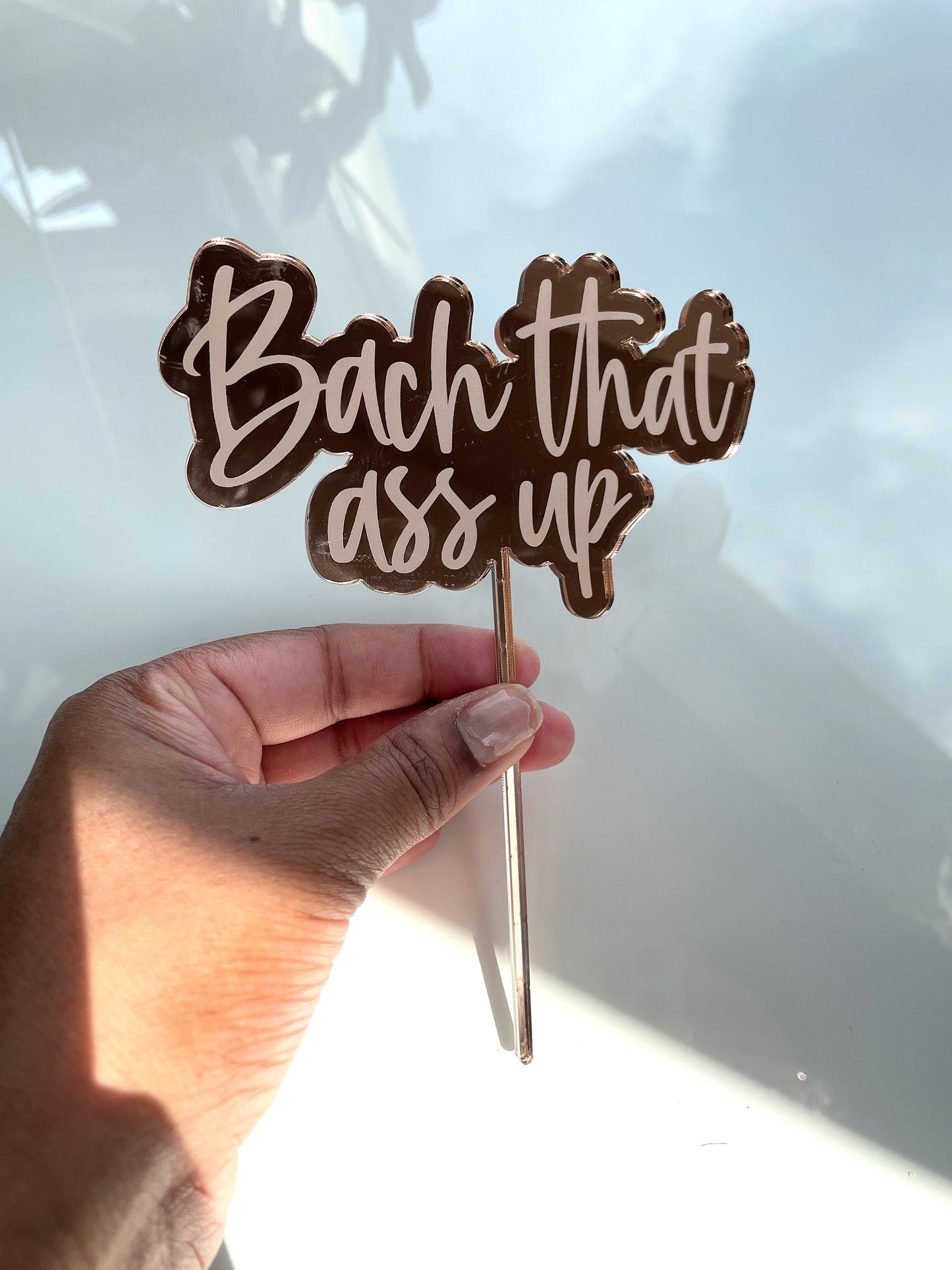 Bach That Ass Up Cake Topper