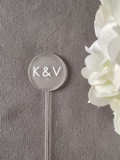 Wedding Acrylic Custom Drink Stirrers