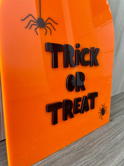 Trick or Treat Halloween Sign