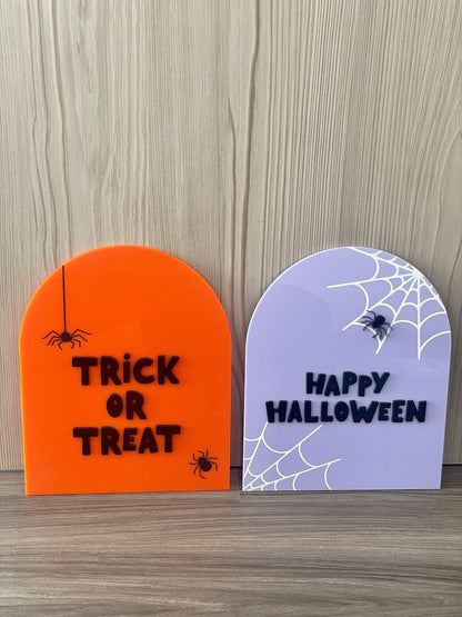 Trick or Treat Halloween Sign