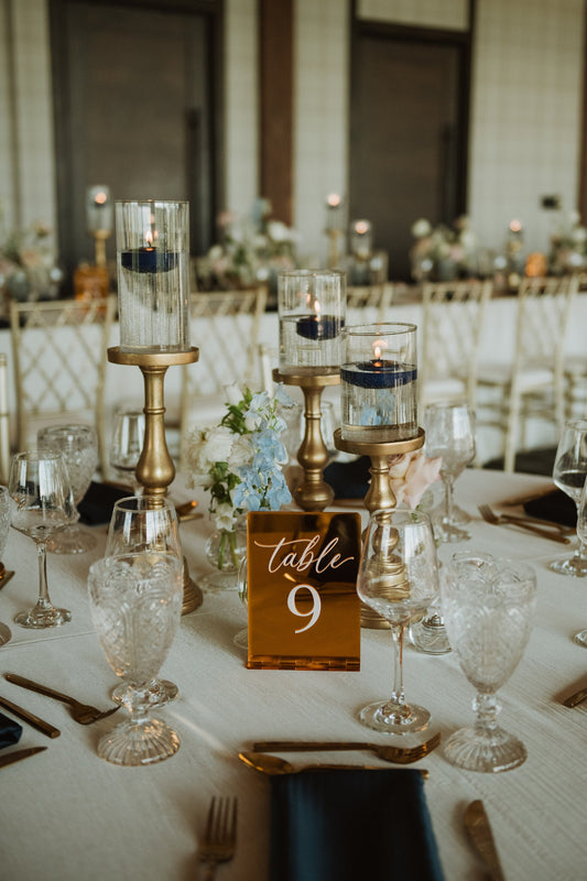 Acrylic Wedding Table Numbers