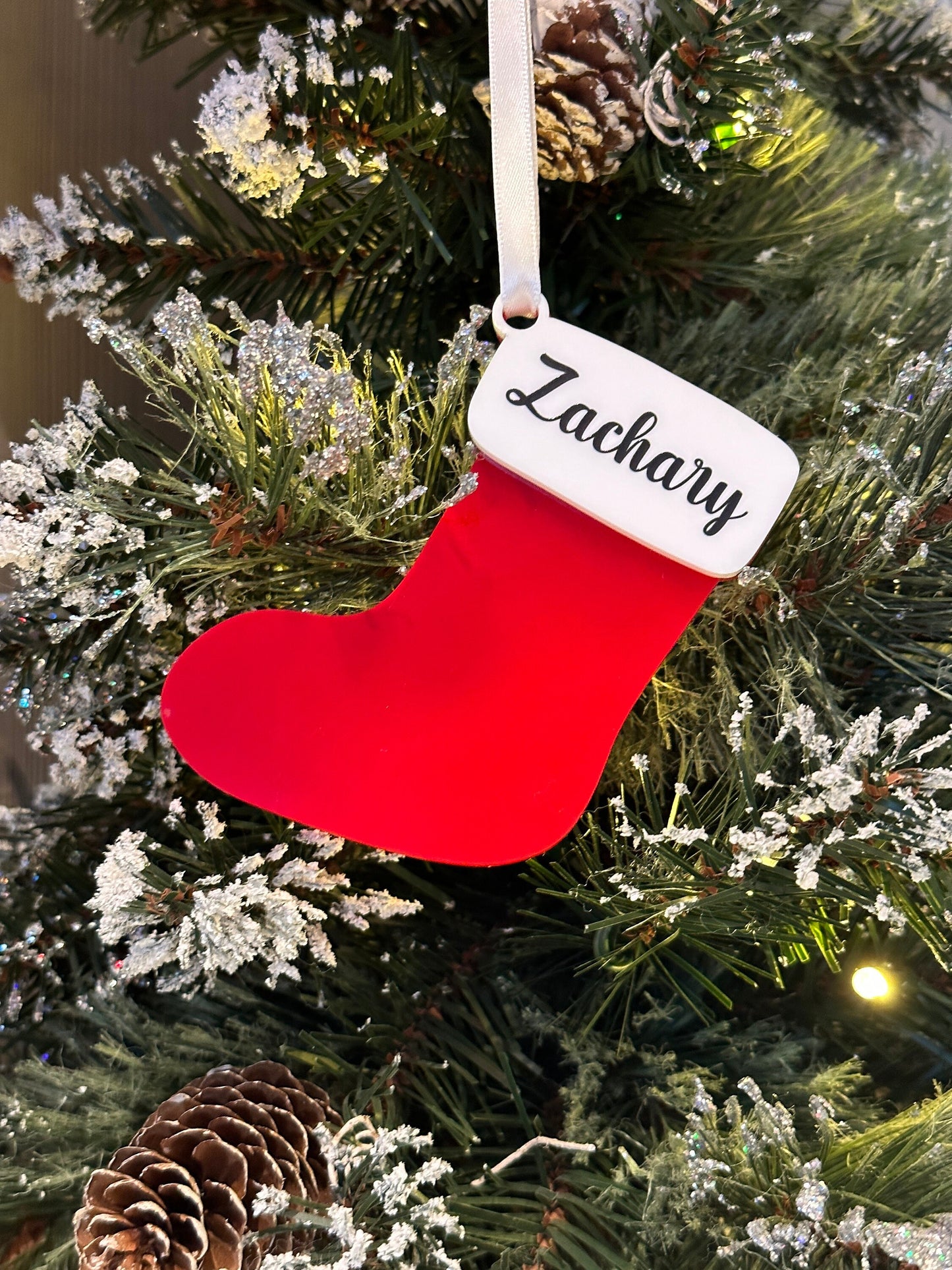 Personalized Christmas Stocking Ornament