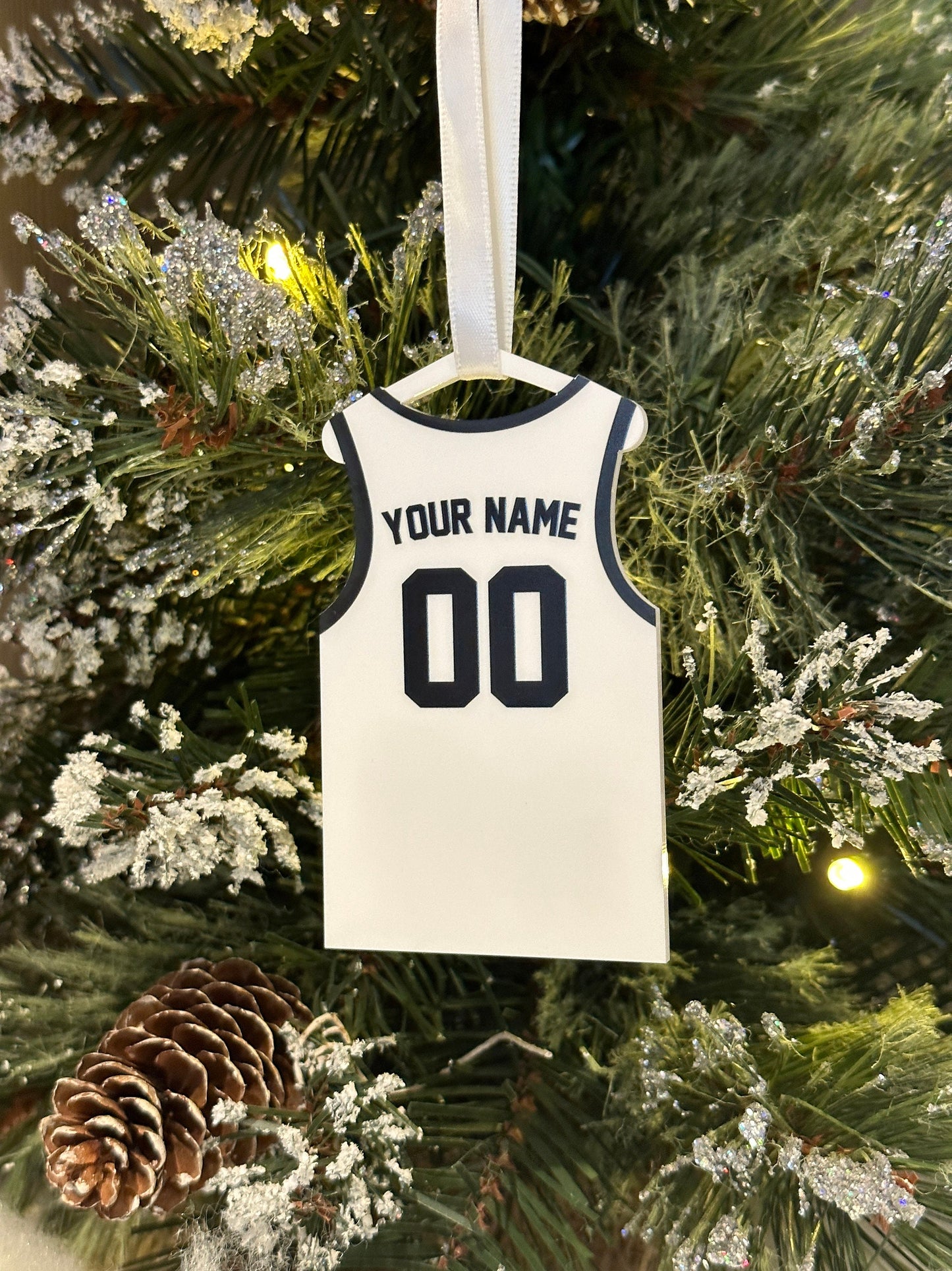 Basketball Jersey Ornament