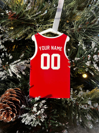 Basketball Jersey Ornament