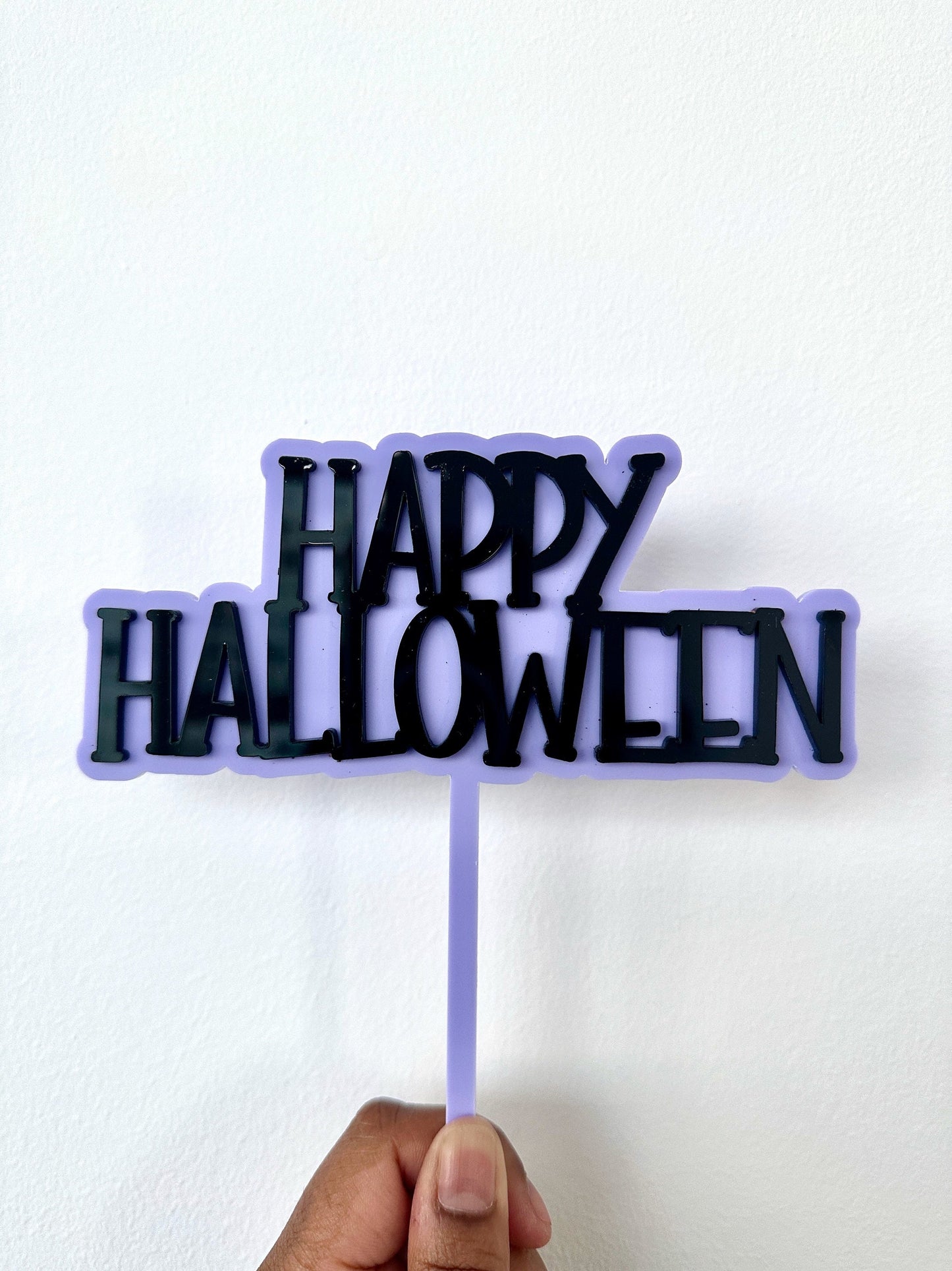 Happy Halloween Cake Topper