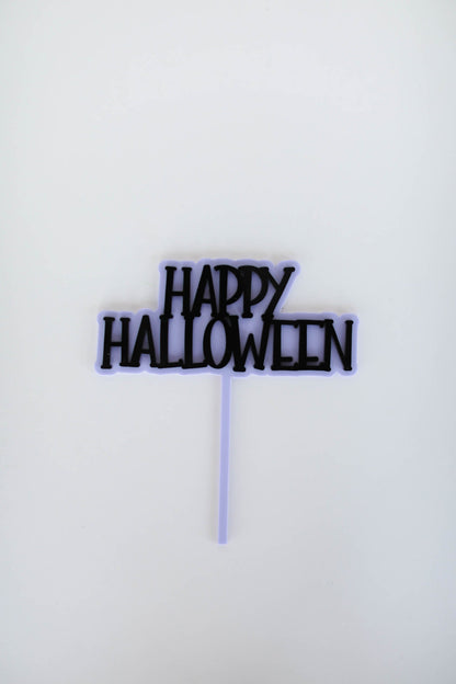 Happy Halloween Cake Topper