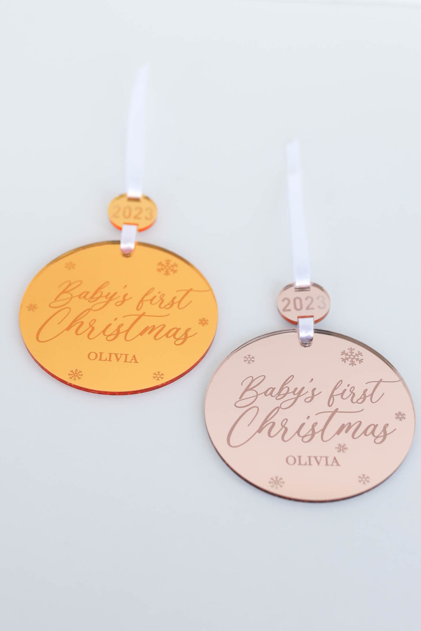 Personalized Baby's First Christmas Ornament