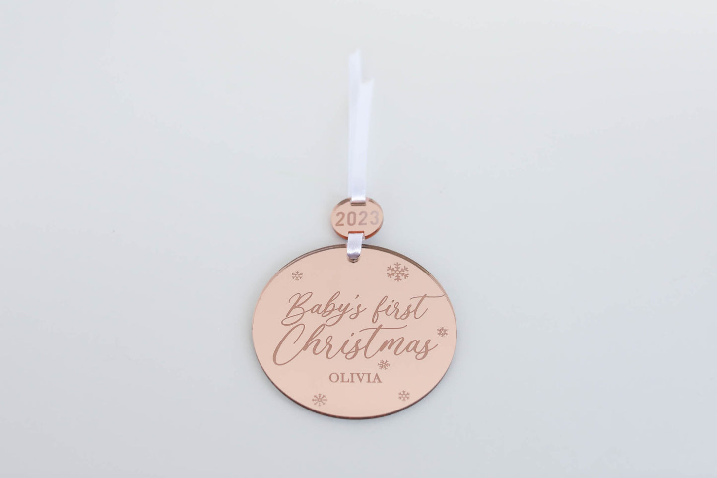 Personalized Baby's First Christmas Ornament