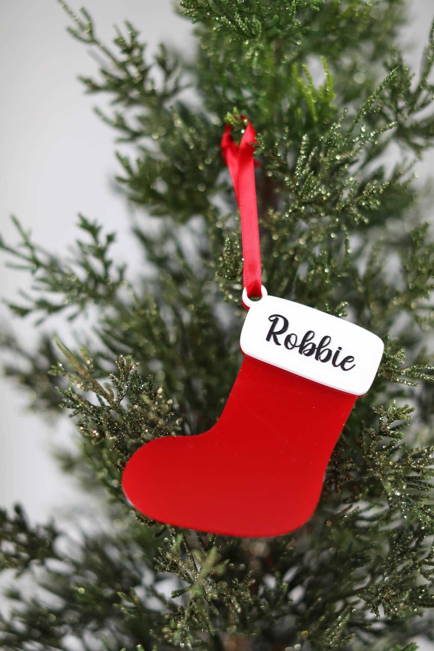 Personalized Christmas Stocking Ornament