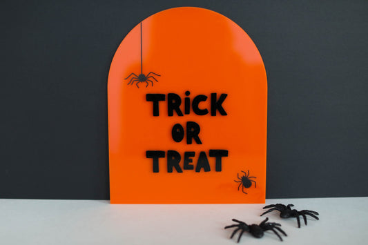 Trick or Treat Halloween Sign