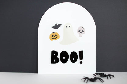 Boo Halloween Sign