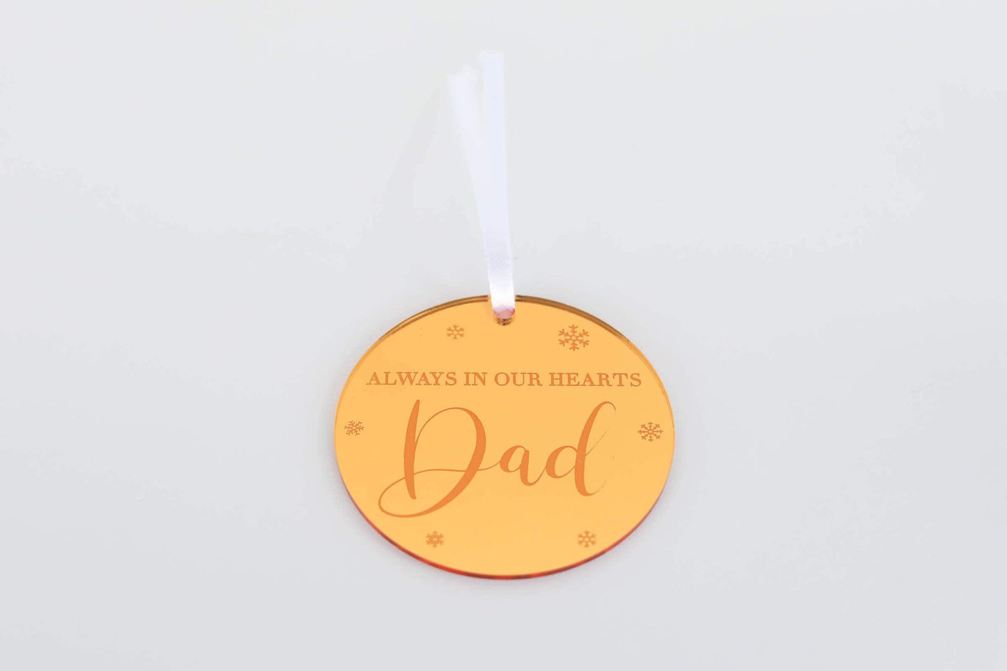 Personalized Memorial Always In Our Hearts Ornament