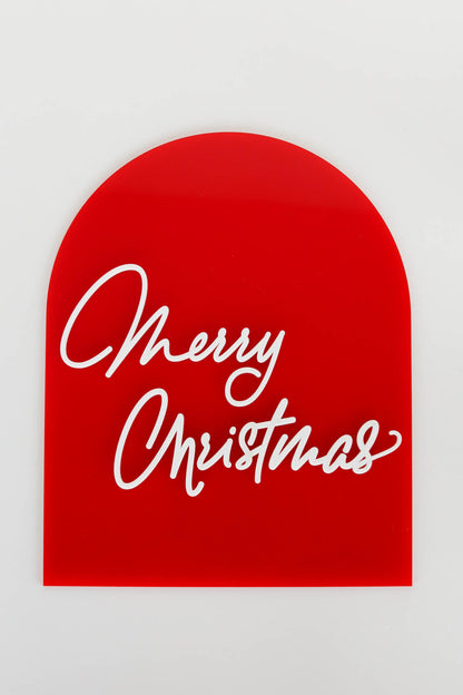 Merry Christmas Holiday Sign