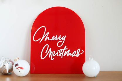 Merry Christmas Holiday Sign