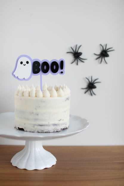 Boo! Halloween Cake Topper