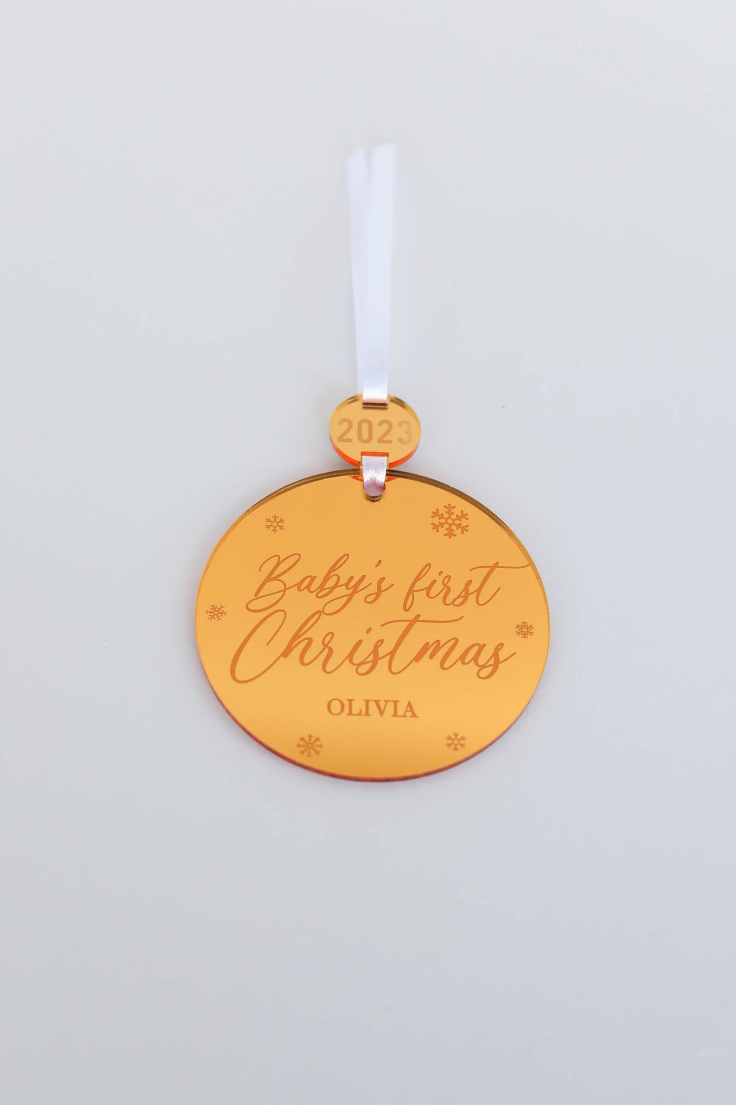 Personalized Baby's First Christmas Ornament