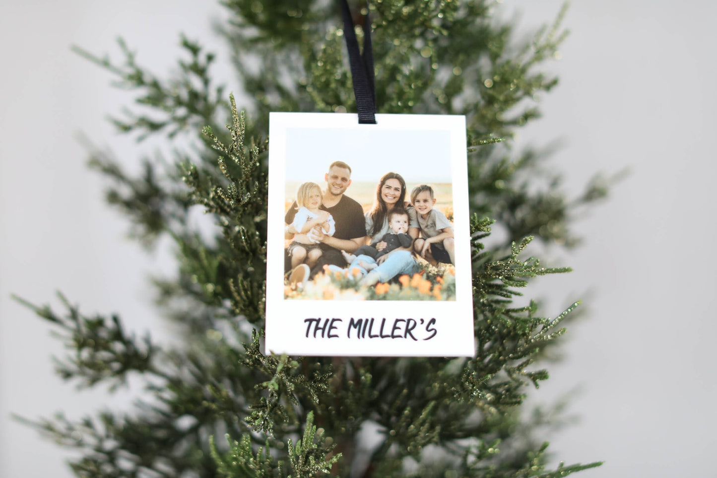 Polaroid Inspired Photo Ornament