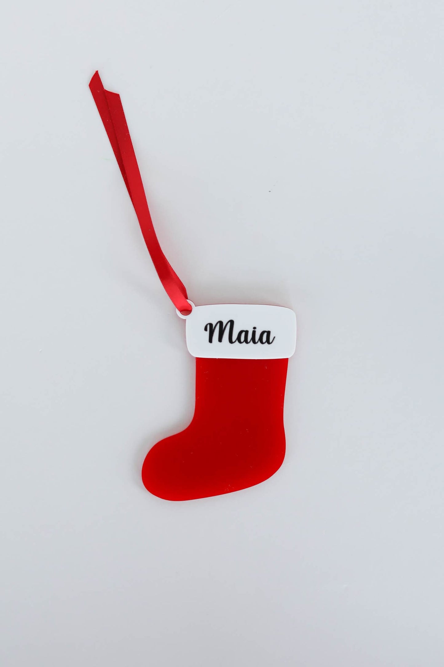 Personalized Christmas Stocking Ornament