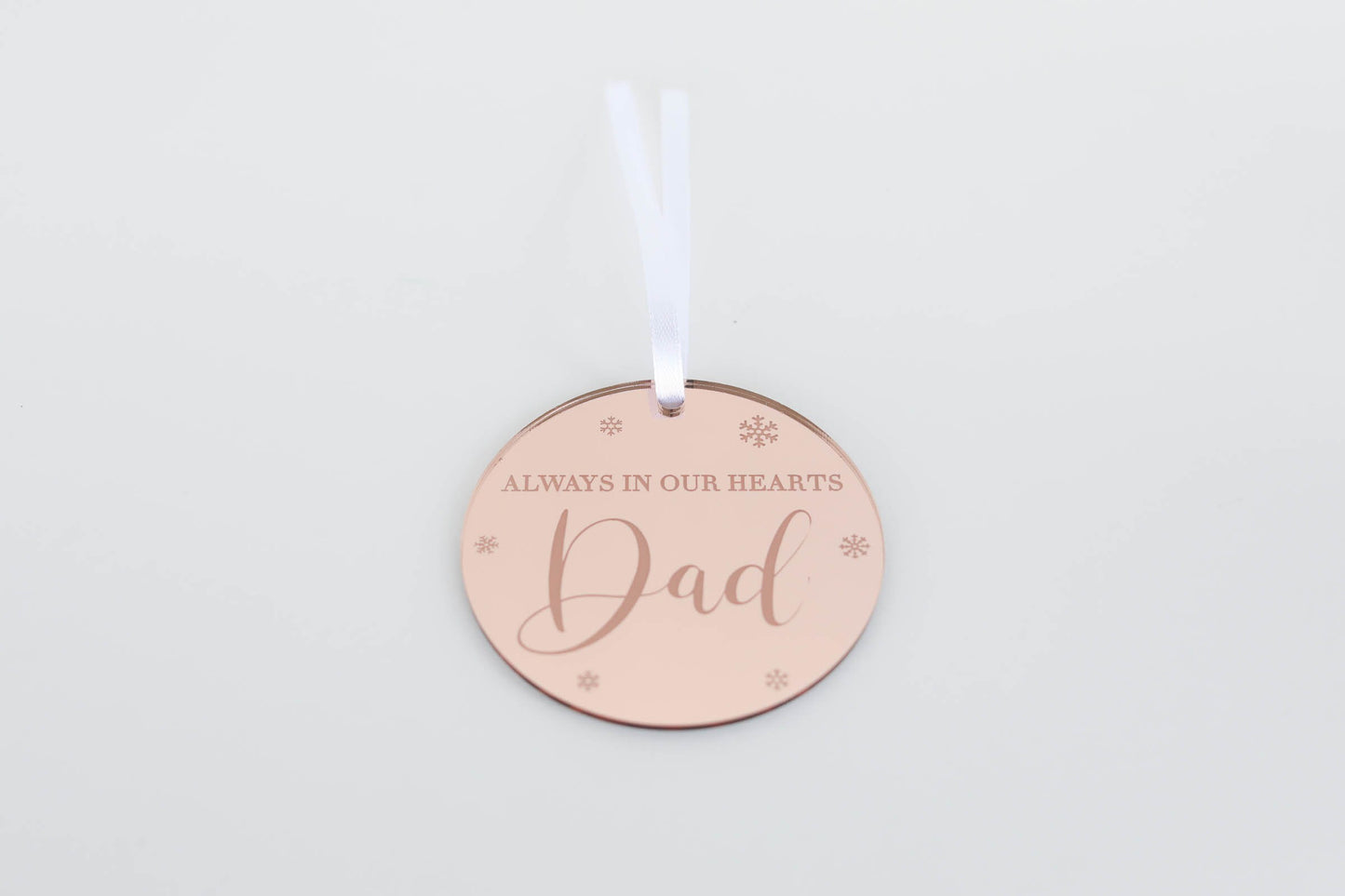 Personalized Memorial Always In Our Hearts Ornament