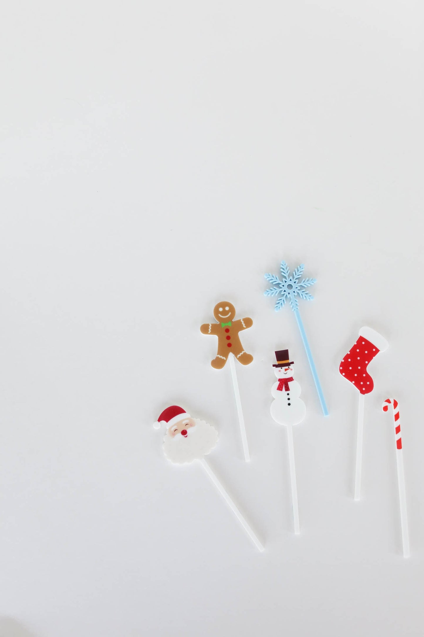 Christmas Holiday Cupcake Toppers