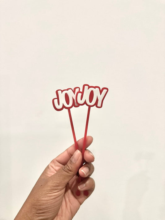 Christmas Joy Drink Stirrers