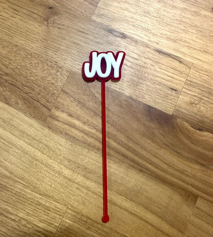 Christmas Joy Drink Stirrers