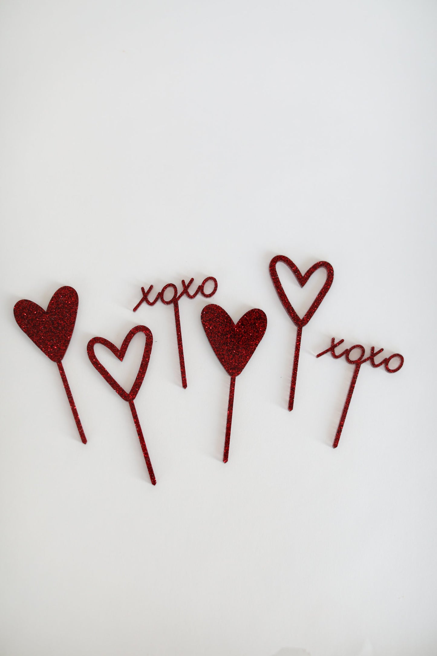 Heart Cupcake Toppers