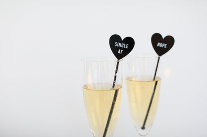 Anti-Valentines Drink Stirrers