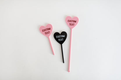 Anti-Valentines Cupcake Toppers