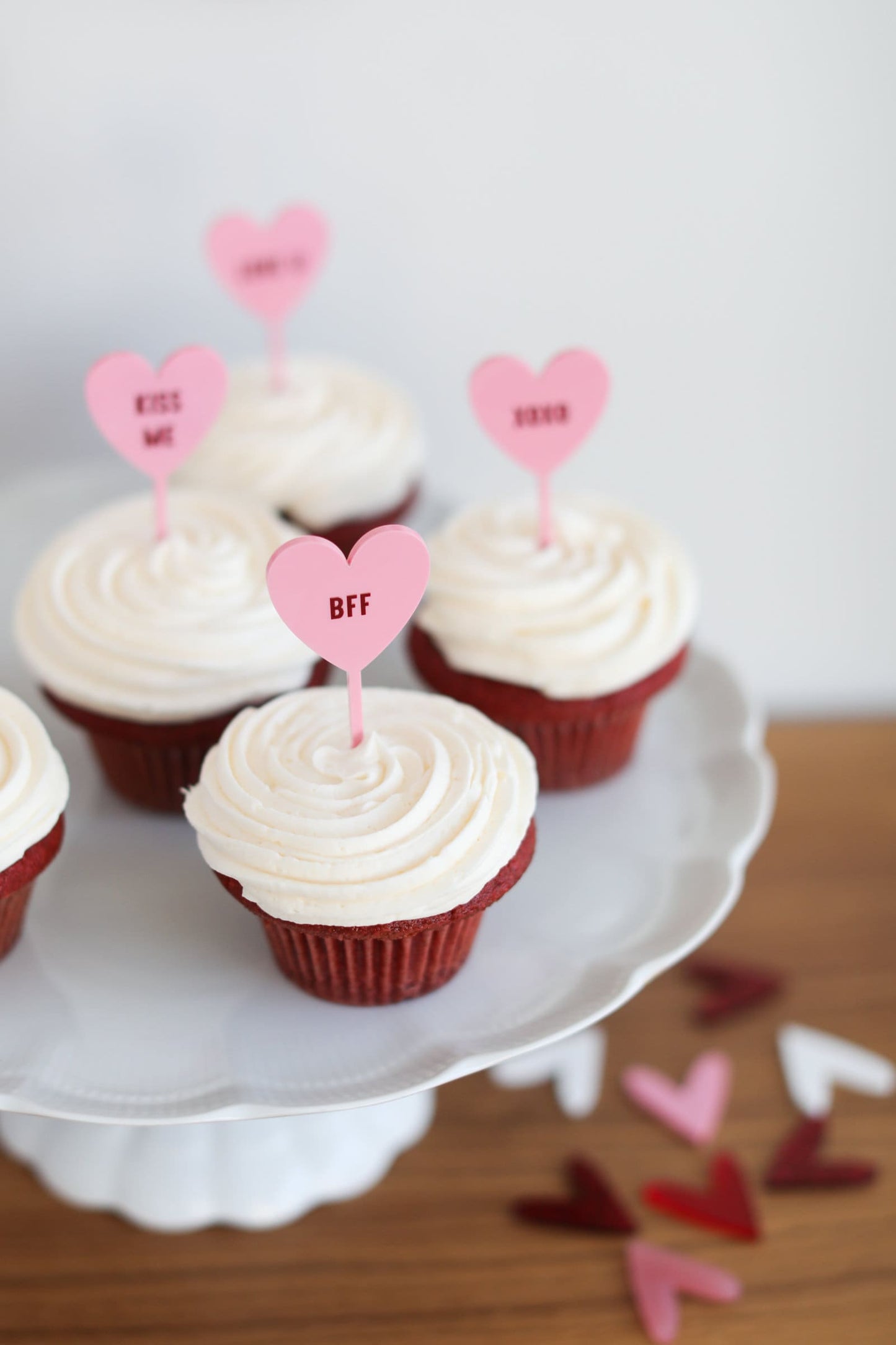 Valentine Cupcake Toppers