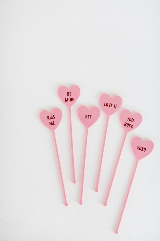 Valentine Drink Stirrers