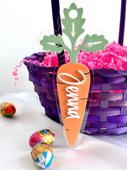 Carrot Easter Bag Tags