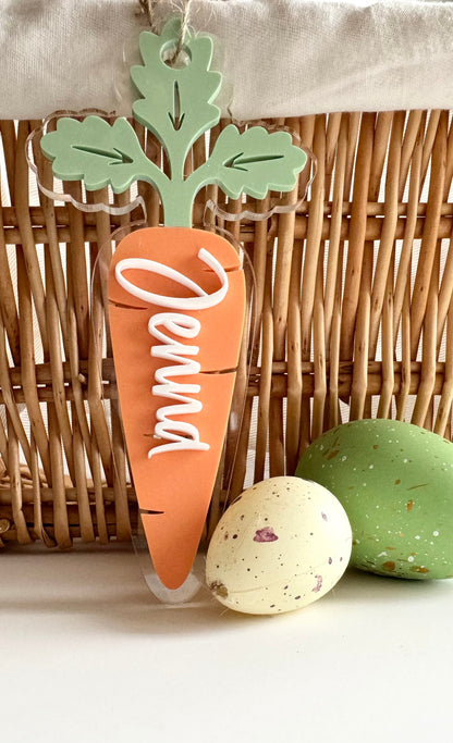 Carrot Easter Bag Tags