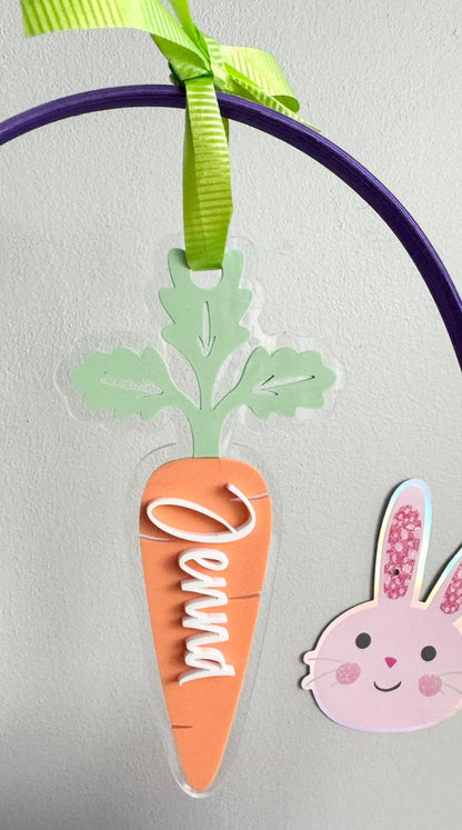 Carrot Easter Bag Tags