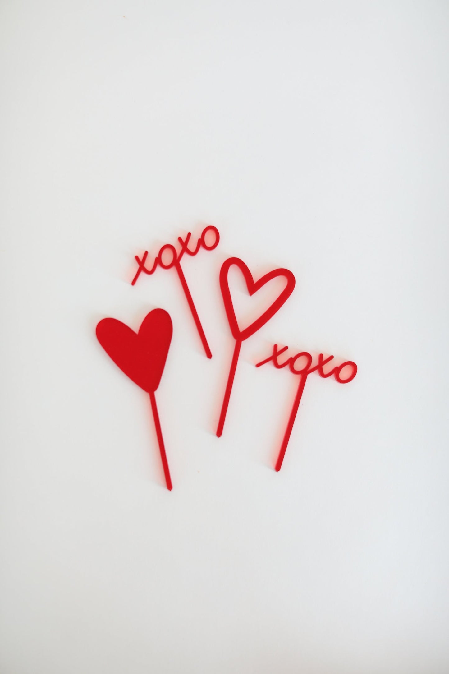 Heart Cupcake Toppers