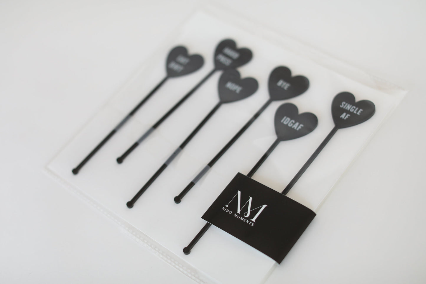 Anti-Valentines Drink Stirrers