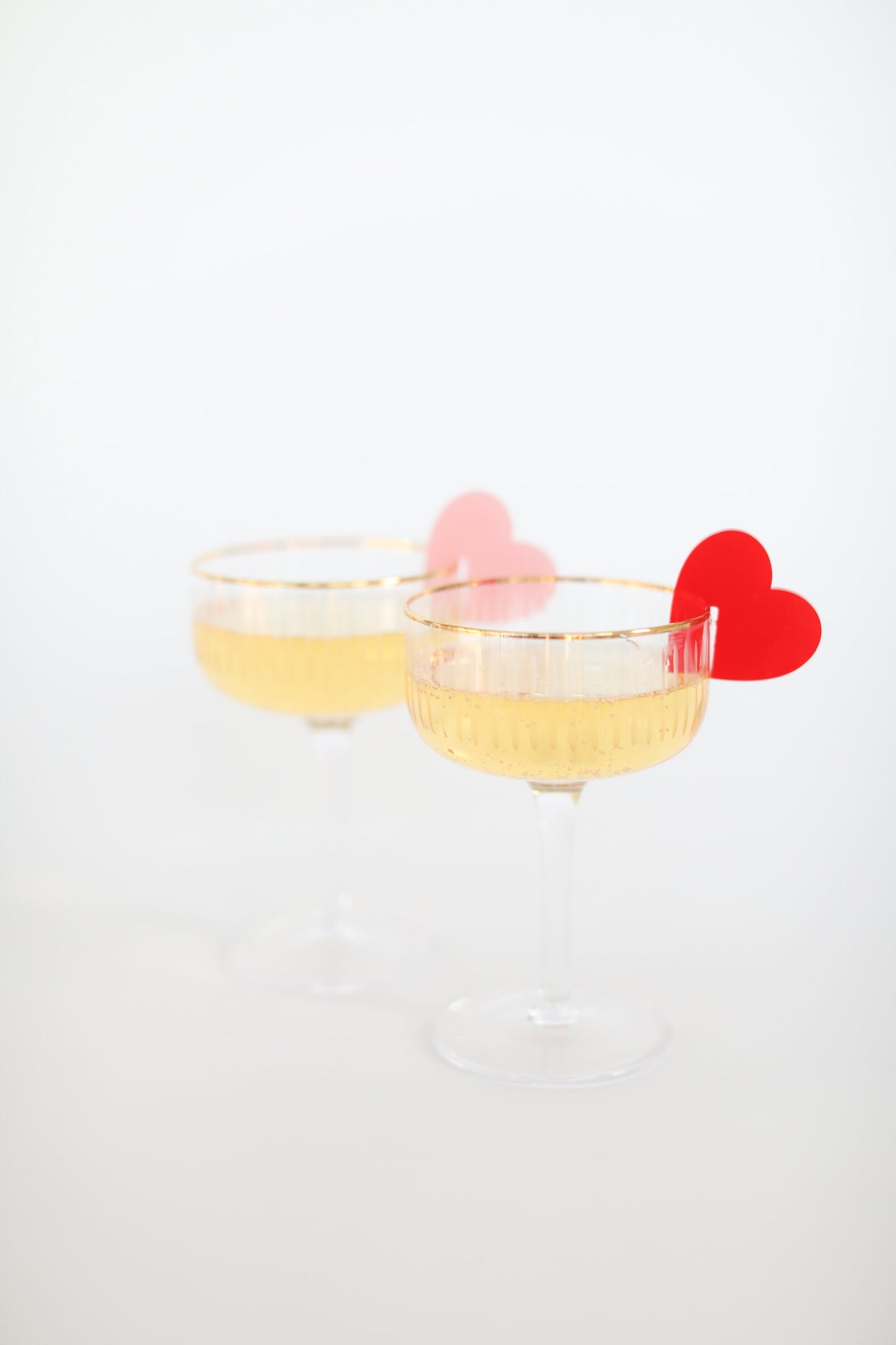 Valentines Heart Drink Tags