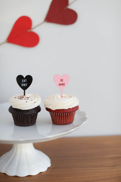 Anti-Valentines Cupcake Toppers