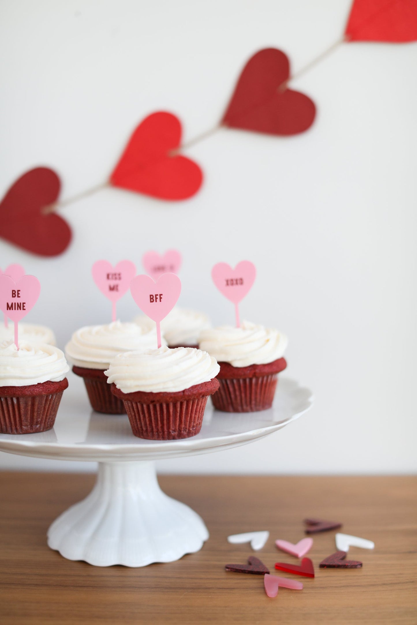 Valentine Cupcake Toppers