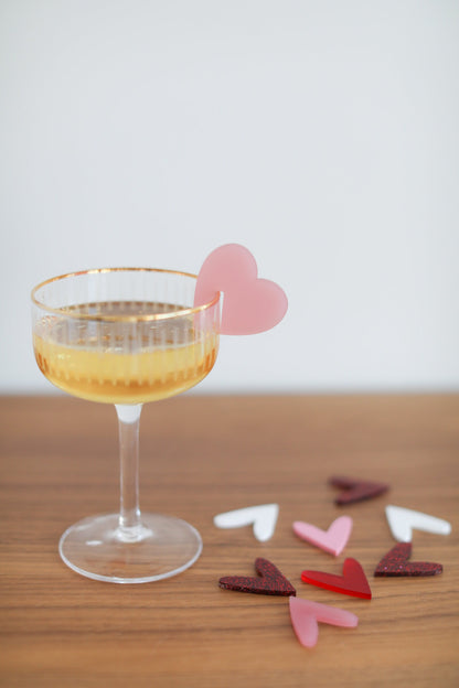 Valentines Heart Drink Tags