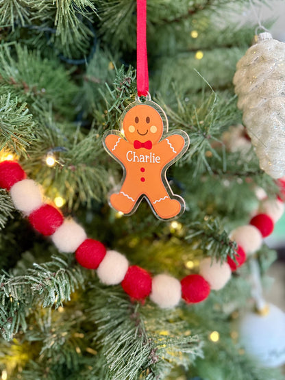 Personalized Gingerbread Man Ornament