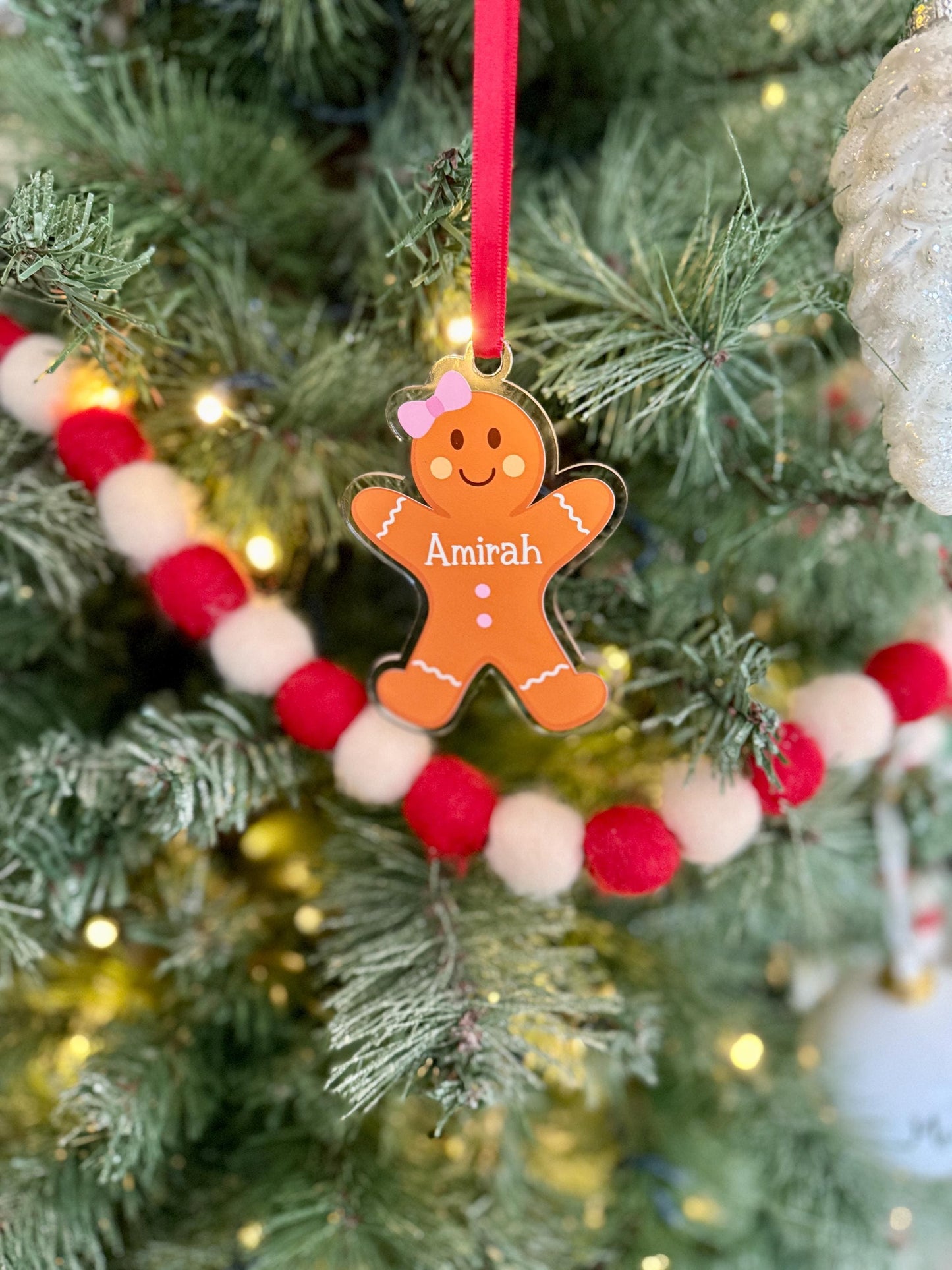 Personalized Gingerbread Man Ornament