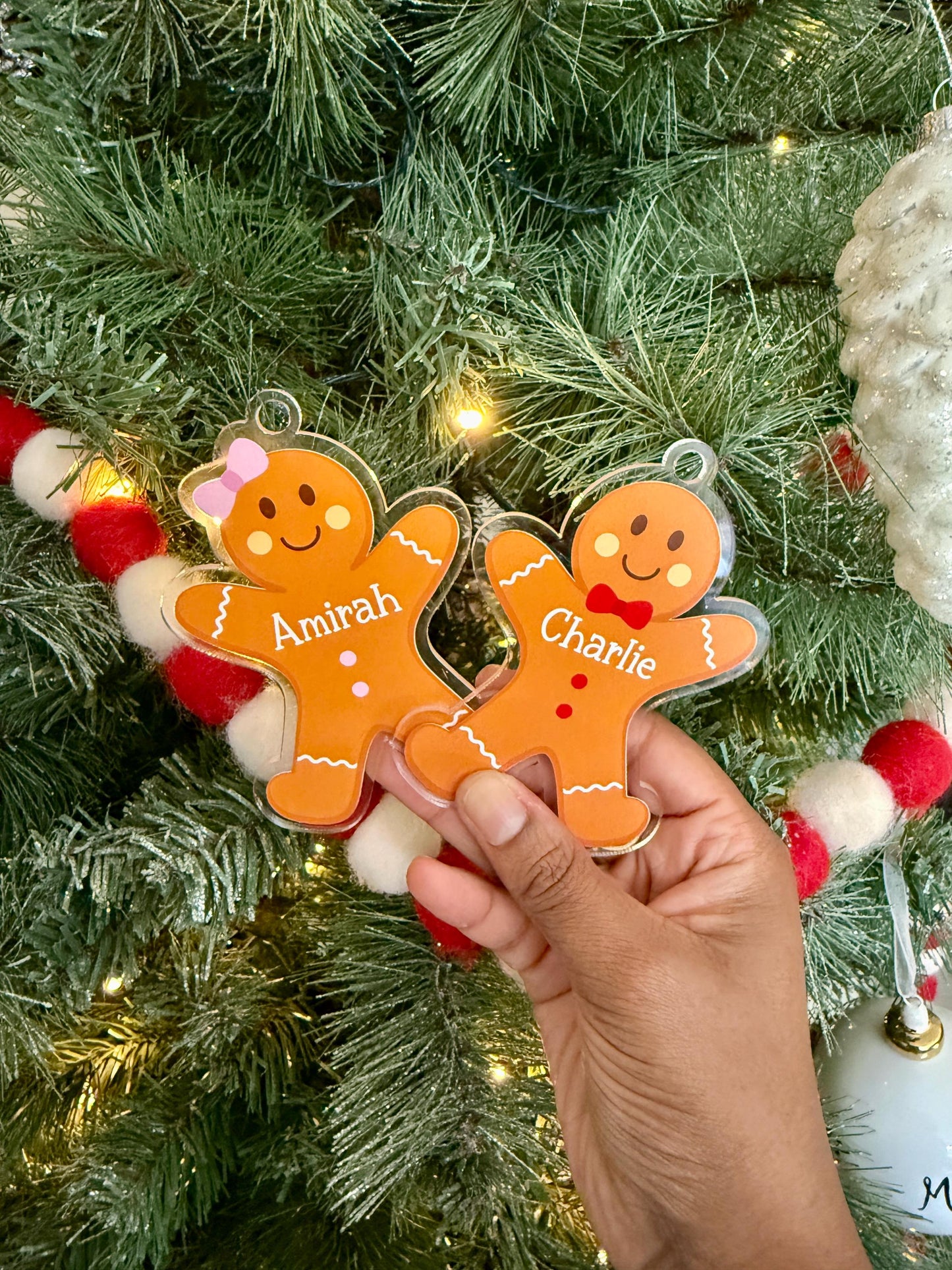 Personalized Gingerbread Man Ornament